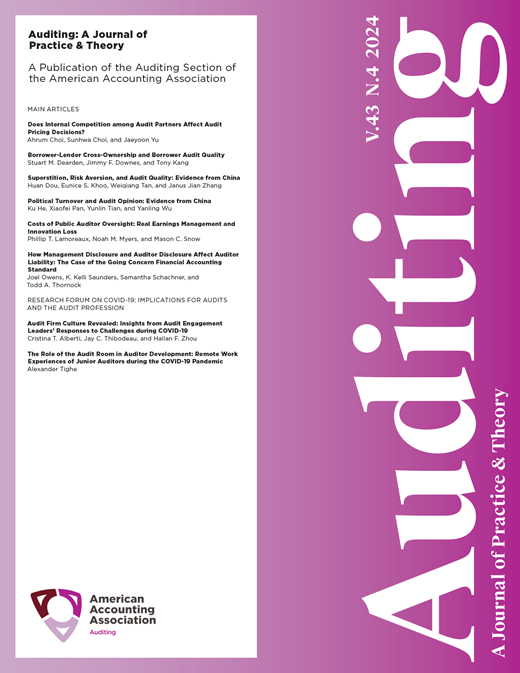 Superstition, Risk Aversion, and Audit Quality: Evidence from China ...
